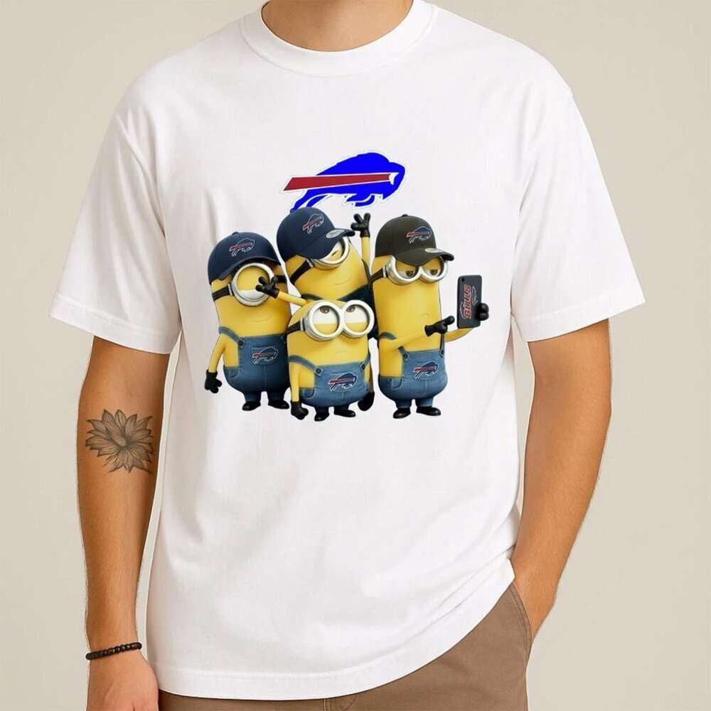 Buffalo Bills Minions NFL Football Unisex T shirt .
